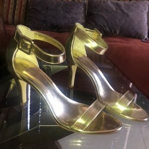 Gold heels